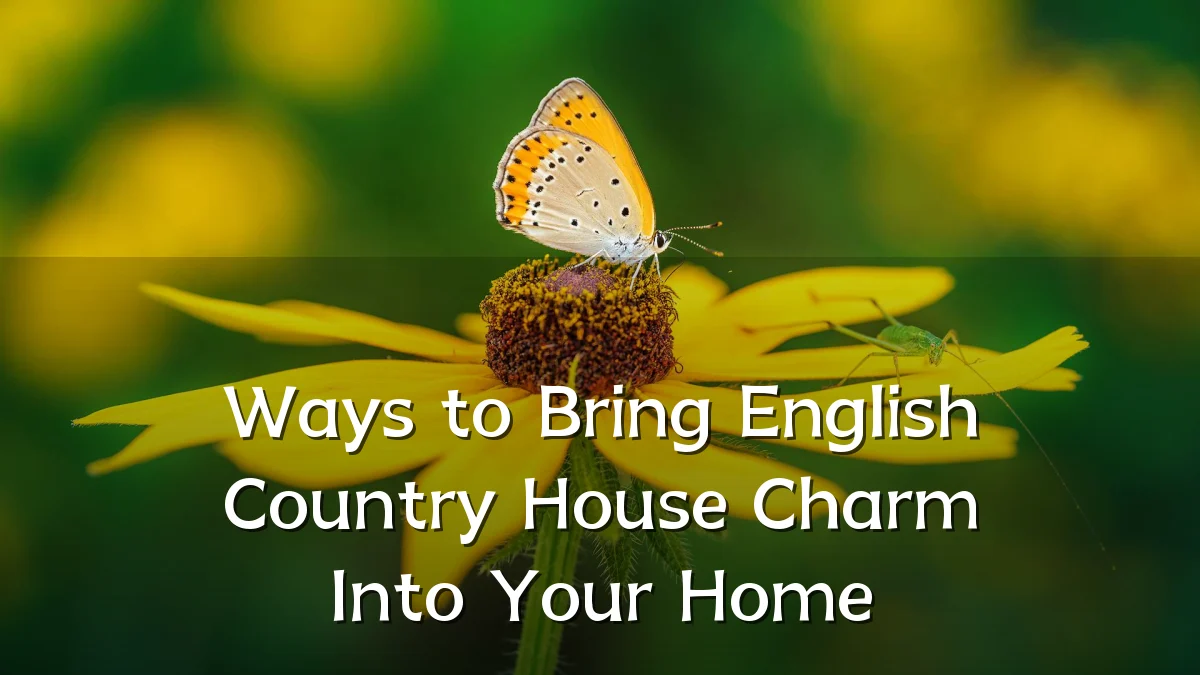 Ways to Bring English Country House Charm Into Your Home